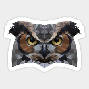 Owl Lowpoly Sticker